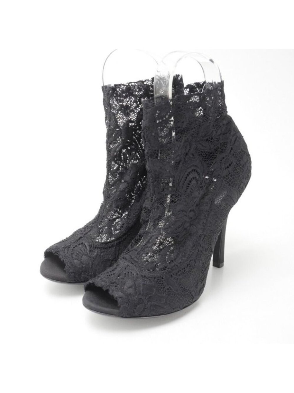 Dolce & Gabbana Pumps Lace Open Toe Shoes 39